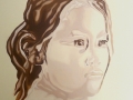 Week 12: Little Singer /小歌唱家 oil on canvas 50x50cm Niamh Cunningham/倪芙瑞莲2013